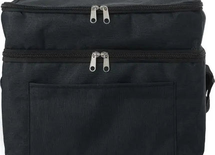 Schwarze Troy rPET-Kühltasche - Elegant & Umweltfreundlich TK Gruppe® Grosshandel 