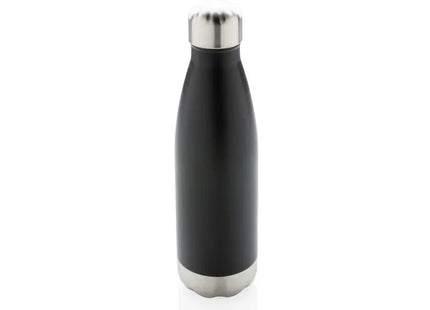 Schwarze Vakuum-Isolierflasche aus Edelstahl, robust und stilvoll TK Gruppe® Grosshandel 