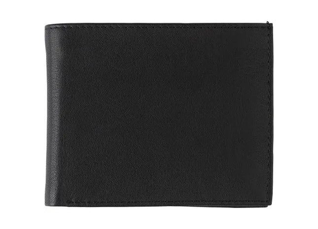 Schwarze Yvonne Ledergeldbörse – Elegantes und langlebiges Portemonnaie TK Gruppe® Grosshandel 