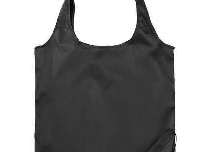 Schwarze faltbare Polyester-Tragetasche Bungalow 7L – Praktisch, robust, vielseitig TK Gruppe® Grosshandel 