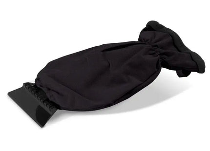 Schwarzer Eiskratzer mit Handschuh – Komfort und Effizienz vereint TK Gruppe® Grosshandel 