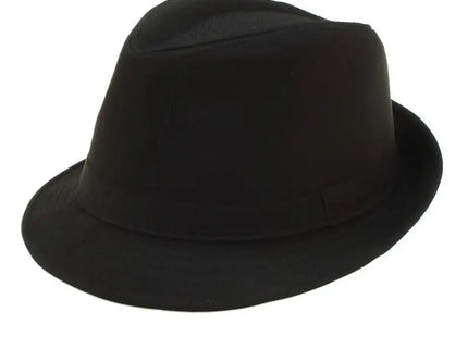 Schwarzer Fedora-Hut mit schwarzem Band TK Gruppe® Grosshandel 