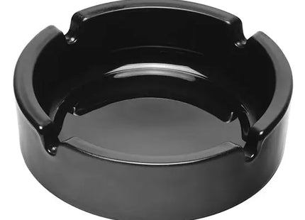 Schwarzer Glasaschenbecher - Elegantes Design, Robust & Pflegeleicht TK Gruppe® Grosshandel 
