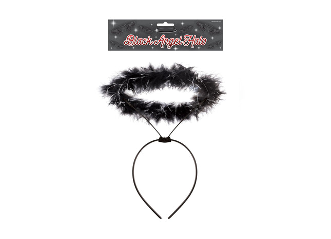 Schwarzer Halo Für Engel - Kostümzubehör, Dunkler Engel Halo TK Gruppe® Grosshandel 