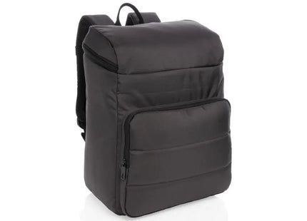 Schwarzer Impact AWARE™ RPET Kühl-Rucksack - Öko-Innovativ TK Gruppe® Grosshandel 