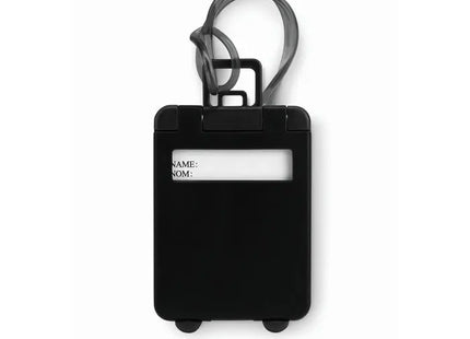 Schwarzer Kofferanhänger TRAVELLER – Stilvoll & Funktionell TK Gruppe® Grosshandel 