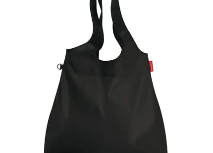 Schwarzer Mini Maxi Shopper L - Großer und Praktischer Einkaufsbegleiter, Umweltfreundlich und Stilvoll TK Gruppe® Grosshandel 