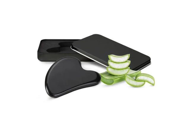 Schwarzer Obsidian Gua Sha Massagestein – Tiefenentspannung TK Gruppe® Grosshandel 