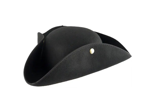 Schwarzer Piratenhut für Erwachsene – klassisches Accessoire für Piratenpartys TK Gruppe® Grosshandel 