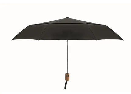 Schwarzer Regenschirm DRIP 21 Zoll - Eleganter, Windfester Begleiter TK Gruppe® Grosshandel 