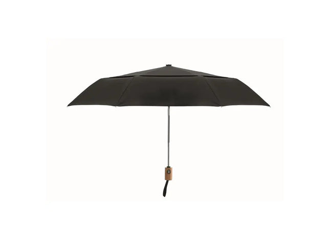 Schwarzer Regenschirm DRIP 21 Zoll - Eleganter, Windfester Begleiter TK Gruppe® Grosshandel 