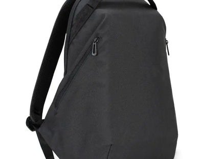 Schwarzer Rucksack aus recyceltem PET (R-PET) 18L - Nachhaltig und Stilvoll für Unterwegs TK Gruppe® Grosshandel 