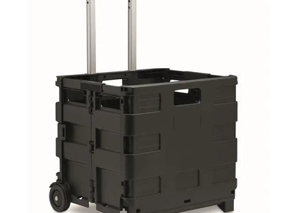Schwarzer Shopping Trolley CARRO – Praktisch, robust, stilvoll, vielseitig TK Gruppe® Grosshandel 