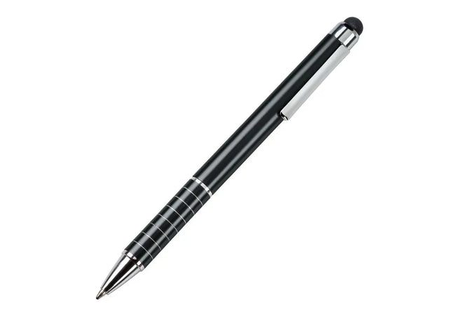 Schwarzer Touch Pen Kugelschreiber - Multifunktional für digitale Geräte TK Gruppe® Grosshandel 