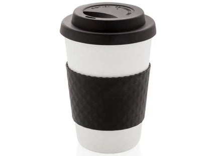 Schwarzer Wiederverwendbarer Kaffeebecher 270ml: Umweltfreundlich & Stilvoll TK Gruppe® Grosshandel 