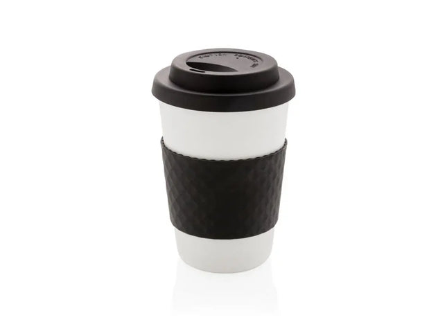 Schwarzer Wiederverwendbarer Kaffeebecher 270ml: Umweltfreundlich & Stilvoll TK Gruppe® Grosshandel 