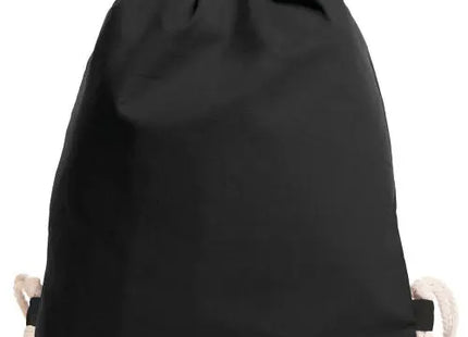 Schwarzer Zugbeutel EARTH - Umweltfreundlicher Beutel für den täglichen Gebrauch TK Gruppe® Grosshandel 