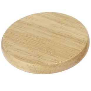 Scroll Holzuntersetzer mit Flaschenöffner in Natur – Multifunktional & Stilvoll, 100mm TK Gruppe® Grosshandel 
