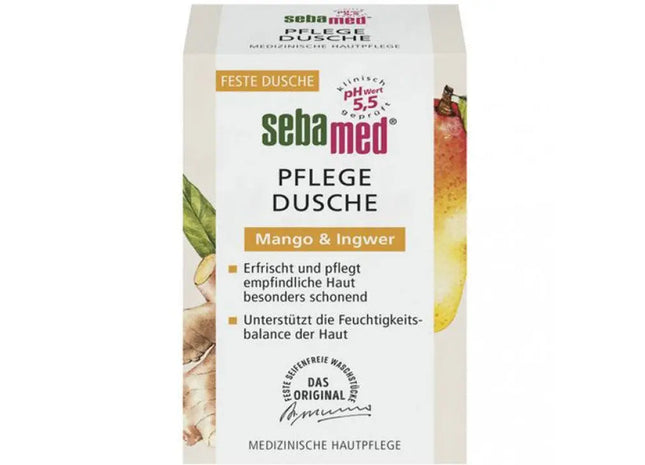 Sebamed 100g Duschseife Mango & Ingwer - Erfrischende Reinigung für empfindliche Haut TK Gruppe® Grosshandel 