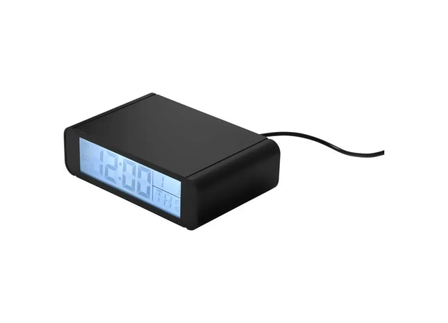 Seconds Wecker mit 5W Kabelloser Ladefunktion - Schwarz TK Gruppe® Grosshandel 