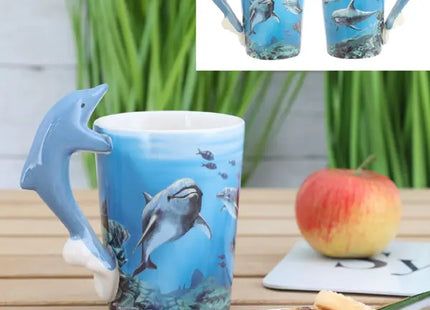 Seefahrer Becher, Maritime Optik, 350ml Fassungsvermögen, Robustes Trinkgefäß TK Gruppe® Grosshandel 