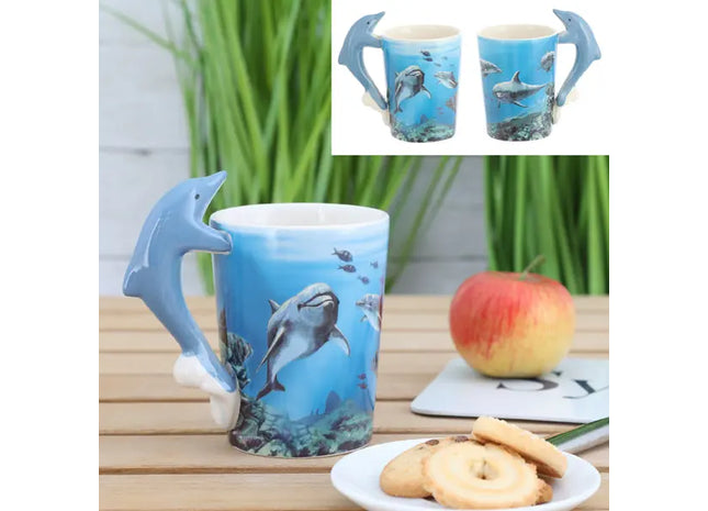 Seefahrer Becher, Maritime Optik, 350ml Fassungsvermögen, Robustes Trinkgefäß TK Gruppe® Grosshandel 