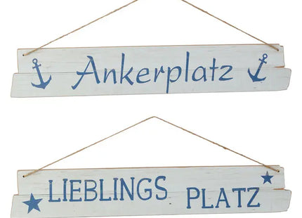 Seefahrtsbilder Set, 2 Stück, 60x10cm - Bringen Sie maritime Atmosphäre in Ihr Zuhause! TK Gruppe® Grosshandel 