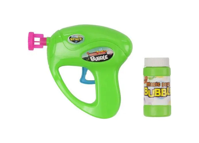 Seifenblasenpistole Hallie aus Kunststoff - Hellgrüner Spaß für Sommerfeste und Gartenabenteuer TK Gruppe® Grosshandel 