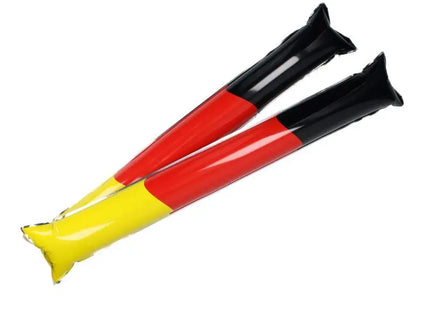 Selbstaufblasende Klopfschlauch-Sticks Deutschland - Lärmmacher in Deutschland-Farben TK Gruppe® Grosshandel 