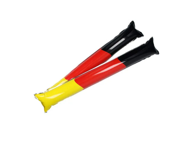 Selbstaufblasende Klopfschlauch-Sticks Deutschland - Lärmmacher in Deutschland-Farben TK Gruppe® Grosshandel 