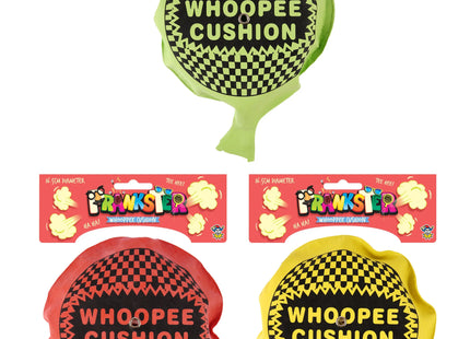 Selbstaufblasendes Whoopee-Kissen, 16,5 cm, 3 verschiedene Farben, Scherzartikel für Kinder und Partys TK Gruppe® Grosshandel 