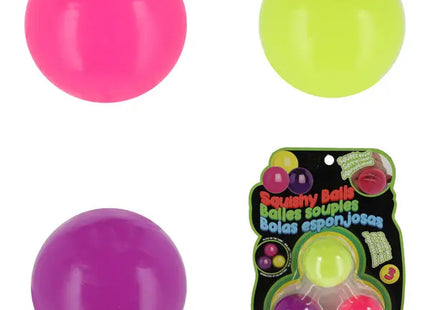 Selbstleuchtender Klebeball, 3er Pack, Durchmesser 4 cm, Nachtleuchtend TK Gruppe® Grosshandel 