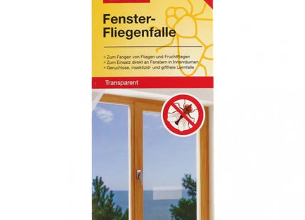 Self-Adhesive Window Fly Traps, 10-Pack, 8x20cm - Efficient Insect Capture TK Gruppe® Grosshandel 