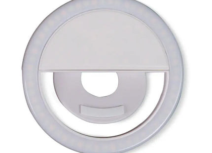 Selfie-Ringlicht - Weiß, Einstellbare Helligkeit für Perfekte Fotos & Videos TK Gruppe® Grosshandel 