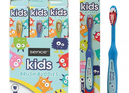 Sence Fresh Kids Soft Bristle Brush, Ages 3-8 - Gentle Toothbrush for Children, Dental Care Essential TK Gruppe® Grosshandel 