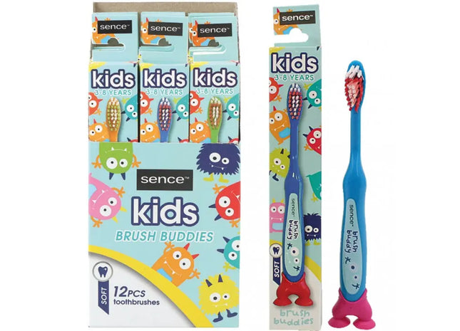 Sence Fresh Kids Soft Bristle Brush, Ages 3-8 - Gentle Toothbrush for Children, Dental Care Essential TK Gruppe® Grosshandel 