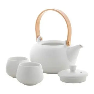 Sencha Tee-Set in Reinem Weiß: Eleganz & Funktion TK Gruppe® Grosshandel 