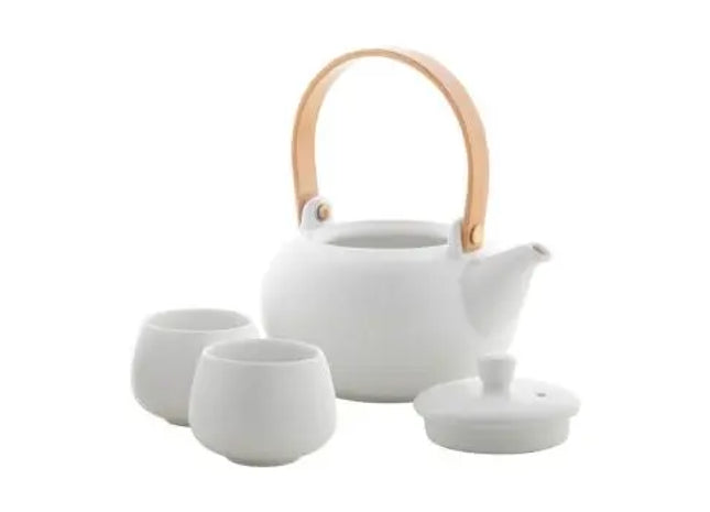 Sencha Tee-Set in Reinem Weiß: Eleganz & Funktion TK Gruppe® Grosshandel 