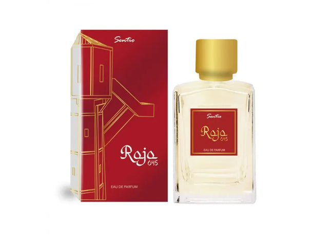 Sentio 100ml Rojo 045 Eau de Parfum, Markantes Unisex-Duft mit Würzigen Akzenten TK Gruppe® Grosshandel 