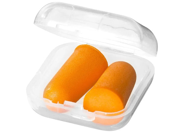 Serenity Ohrstöpsel mit Etui – Orange, Geräuschunterdrückung für Komfort und Ruhe TK Gruppe® Grosshandel 