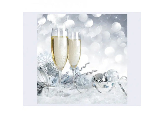 Servietten 'Champagner' 20 Stück, 3-lagig 33x33cm TK Gruppe® Grosshandel 