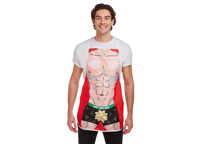 Sexy Männer Weihnachtsschürze - Hunk Design, 103cm x 44cm TK Gruppe® Grosshandel 