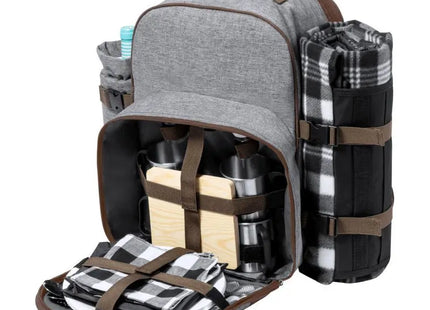 Seyman RPET Picknick-Rucksack in Grau - Nachhaltig & Praktisch TK Gruppe® Grosshandel 