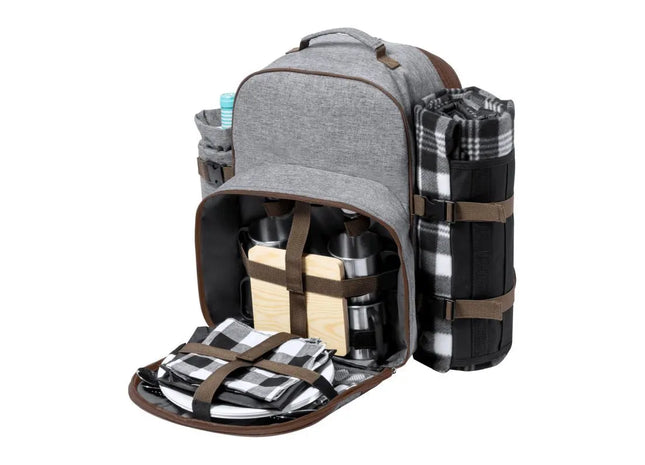 Seyman RPET Picknick-Rucksack in Grau - Nachhaltig & Praktisch TK Gruppe® Grosshandel 