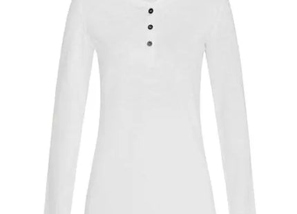 Sharon Henley Long Sleeve Women: Stilvolle & Bequeme Langarm-Henleys für Damen – Perfekt für Alltag TK Gruppe® Grosshandel 