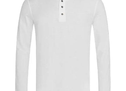 Shawn Henley Long Sleeve: Stilvolle & Bequeme Langarm-Henleys für Herren – Perfekte Alltagskleidung TK Gruppe® Grosshandel 