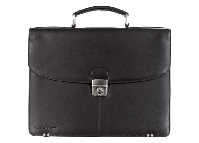Shia Leder-Aktentasche im Charles Dickens Stil: Eleganz trifft Funktion TK Gruppe® Grosshandel 
