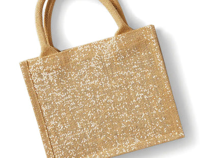 Shimmer Jute Mini Gift Bag TK Gruppe® Grosshandel 