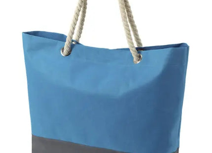 Shopper BONNY - Blau Stilvolle und geräumige Einkaufstasche TK Gruppe® Grosshandel 
