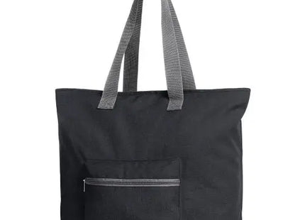 Shopper SKY - Schwarz Elegante und geräumige Einkaufstasche TK Gruppe® Grosshandel 